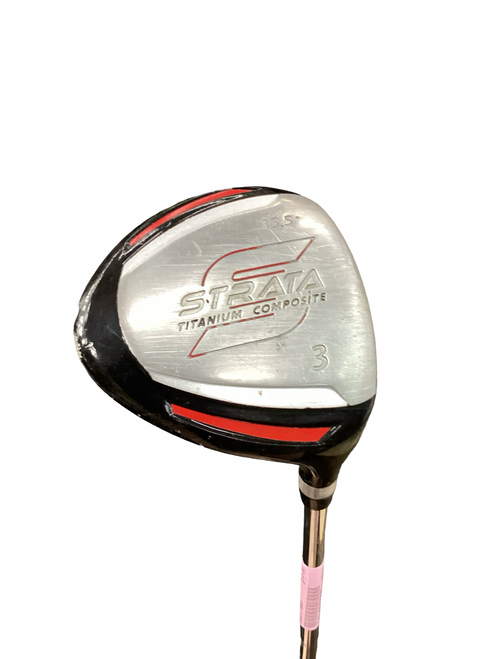 Vist Large View of Product Image Which is Used Strata Mens Fairway Wood RH 3 Wood