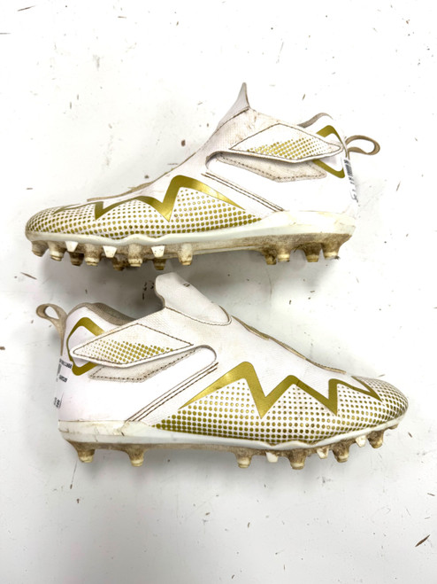 Vist Large View of Product Image Which is Used Adidas Jr FB Cleats White Junior 04.5