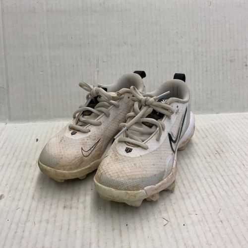Vist Large View of Product Image Which is Used Nike TROUT BB/SB Cleats White Junior 01.5