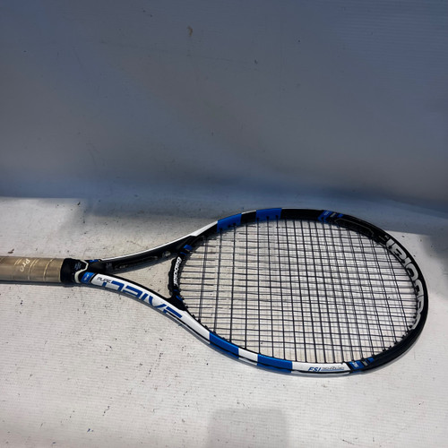 Vist Large View of Product Image Which is Used Babolat PURE DRIVE Adult Tennis Racquet White 4"