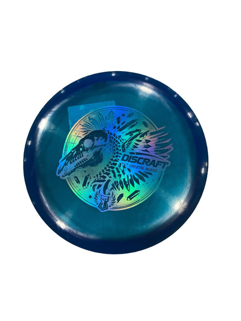 Vist Large View of Product Image Which is Used Discraft CRYZTAL BUZZZ Disc Golf Mid Range Carolina Blue