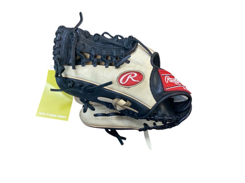 Vist Large View of Product Image Which is Used Rawlings GG ELITE BB/SB Glove LH Throw Black 11 1/2"