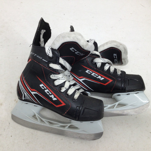 Vist Large View of Product Image Which is Used CCM JETSPEED FT 340 YTH 11 HOCKEY SKATES Youth Hockey Skate Youth 11.0