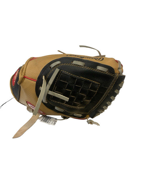 Vist Large View of Product Image Which is Used Rawlings WPL10CBSG BB/SB Glove RH Throw Tan 10"