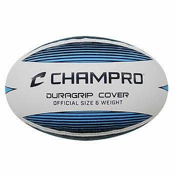 Vist Large View of Product Image Which is Champro Rugby Ball, White/Blue