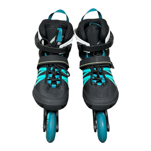 Vist Large View of Product Image Which is Used K2 KINETIC 80 W Senior Rec Fitness Skates Teal Senior 8.5