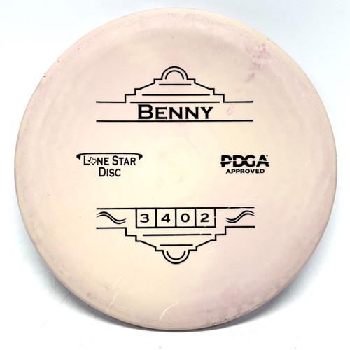 Vist Large View of Product Image Which is Used Lone Star Disc D2 BENNY Disc Golf Putter Pink 174g