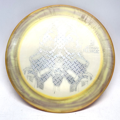 Vist Large View of Product Image Which is Used Discraft BIG Z NUKE Disc Golf Driver Yellow 174g