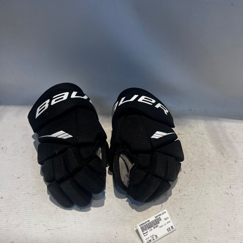 Vist Large View of Product Image Which is Used Bauer LIL SPORT Intermediate Gloves Black 12"