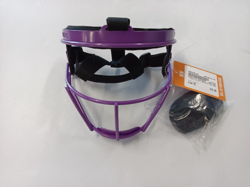Vist Large View of Product Image Which is Used DINICTIS SOFTBALL FACE MASK BB/SB Fielders Mask Purple One Size