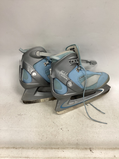 Vist Large View of Product Image Which is Used LL BEAN SOFT BOOT Womens Softboot Skate Carolina Blue Senior 8