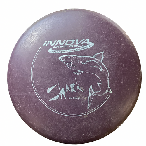 Vist Large View of Product Image Which is Used Innova SHARK Disc Golf Mid Range Purple