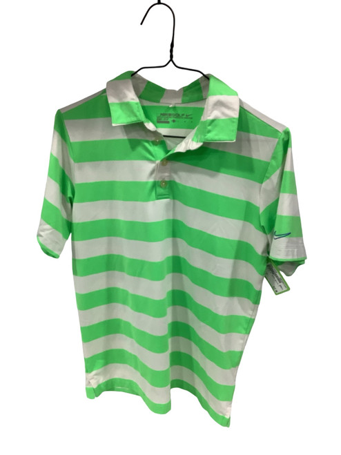 Vist Large View of Product Image Which is Used Nike S.S. Golf Shirt Y Green LG