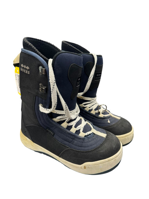 Vist Large View of Product Image Which is Used Duke LINCOLN Mens Snowboard Boots Navy Blue Senior 10
