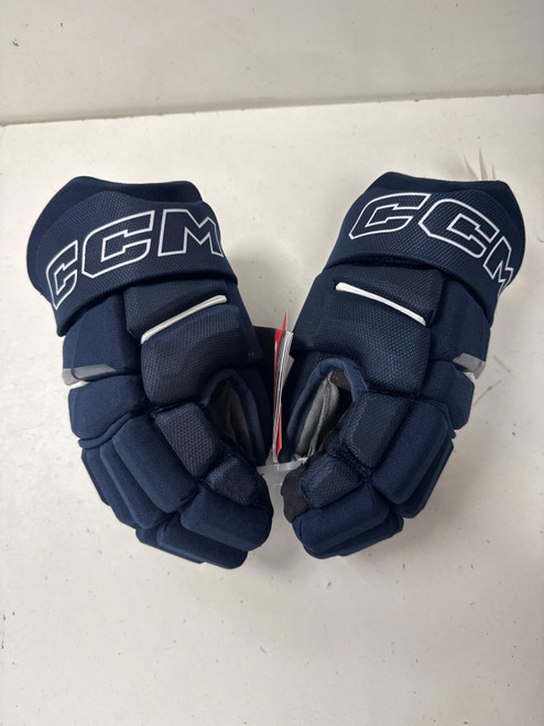 Vist Large View of Product Image Which is New CCM NEXT Senior Gloves Navy And White 13"