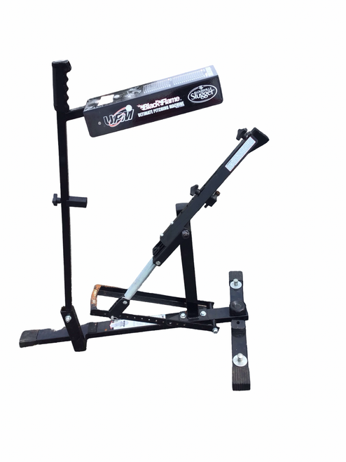 Vist Large View of Product Image Which is Used Louisville Slugger BLACK FLAME PITCHING MACHINE BB/SB Pitching Machine