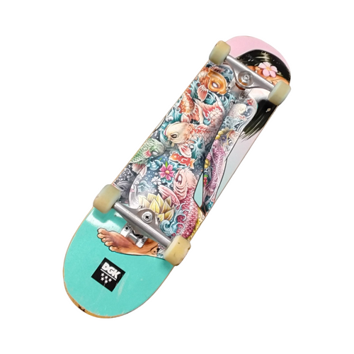 Vist Large View of Product Image Which is Used DGK KOI Complete Skateboard Green 8 1/4"