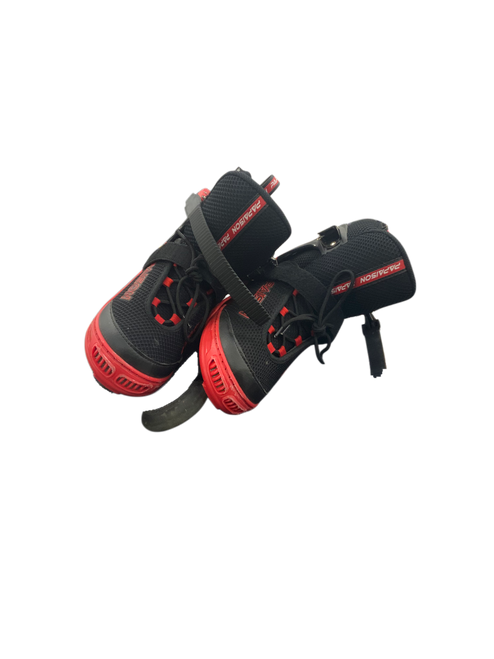 Vist Large View of Product Image Which is Used PAPARISON Senior Roller Quad Skates Red Adjustable