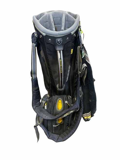 Vist Large View of Product Image Which is Used Nike SASQUATCH BLACK/YELLOW Mens Stand Bag Black