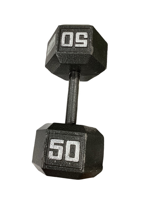 Vist Large View of Product Image Which is Used Hex Dumbbell (Each) 50 lb