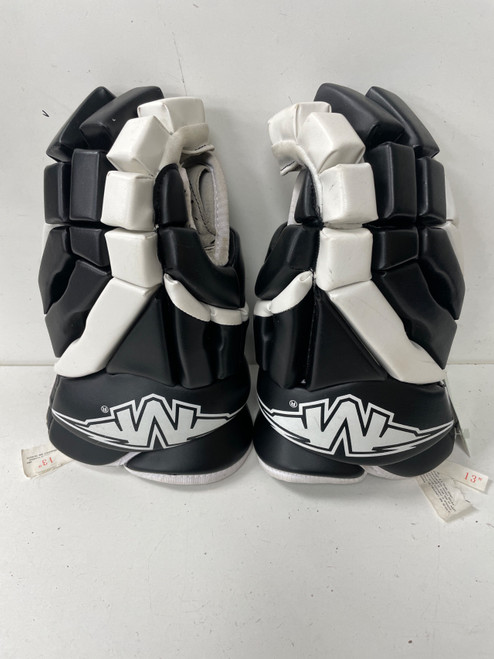 Vist Large View of Product Image Which is Used Mission H350 Intermediate Gloves Black And White 13"