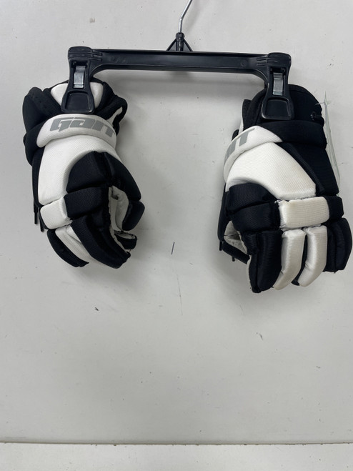 Vist Large View of Product Image Which is Used Gait ICON Lacrosse Gloves Junior Black 8"