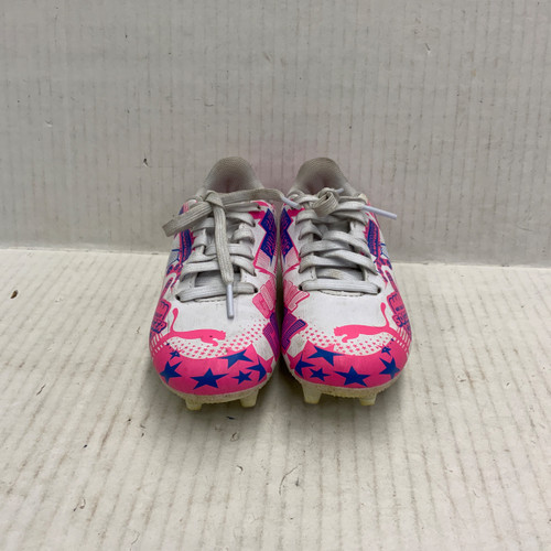 Vist Large View of Product Image Which is Used Puma Soccer Cleats Pink Youth 10.0