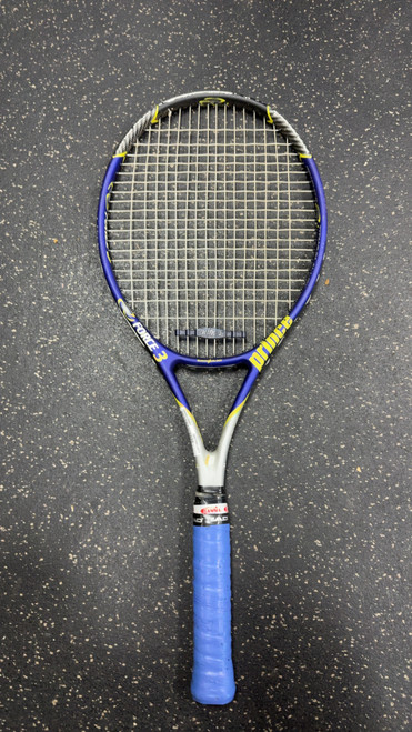 Vist Large View of Product Image Which is Used Prince FORCE 3 Adult Tennis Racquet Navy Blue Unknown