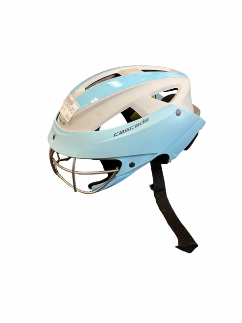Vist Large View of Product Image Which is Used Cascade LX CAROLINA BLUE LADIES HELMET Lacrosse Helmet Carolina Blue MD