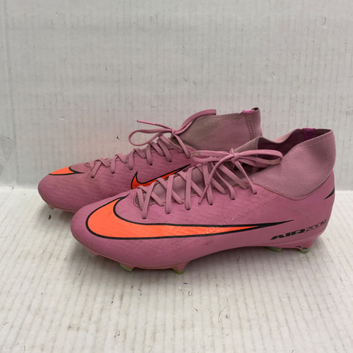 Vist Large View of Product Image Which is Used Nike AIR ZOOM Soccer Cleats Pink Senior 8.5