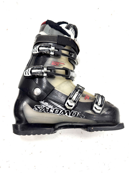 Vist Large View of Product Image Which is Used Salomon MISSION 60 Mens DH Ski Boot Black 280 MP - M10 - W11