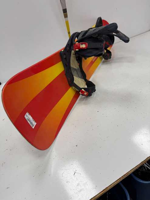 Vist Large View of Product Image Which is Used K2 FATBOY 155 BURTON BINDINGS Mens Board/Bindings Orange 155 cm