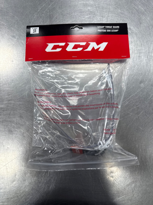 Vist Large View of Product Image Which is New CCM LEXAN THROAT GUARD
