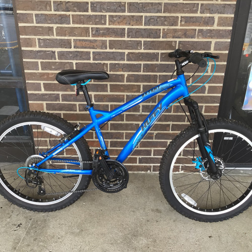 Vist Large View of Product Image Which is Used Huffy EXTENT 24 BOYS MOUNTAIN BIKE Mountain Bike Boys Royal Blue 24"
