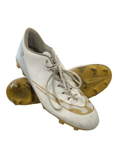 Vist Large View of Product Image Which is Used Soccer Cleats White Senior 8.5