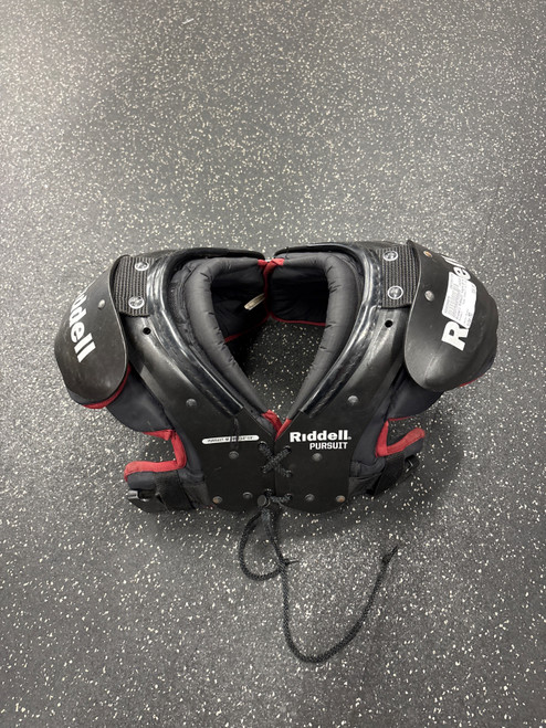 Vist Large View of Product Image Which is Used Riddell PURSUIT YOUTH SP FB Shoulder Pads Black MD