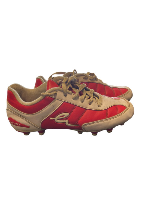 Vist Large View of Product Image Which is Used Eletto Soccer Cleats White Senior 7