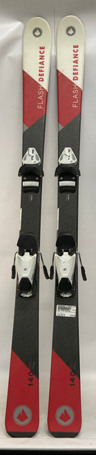Vist Large View of Product Image Which is Used Elan FLASH DEFIANCE Boys DH Ski/Binding Red 140 cm
