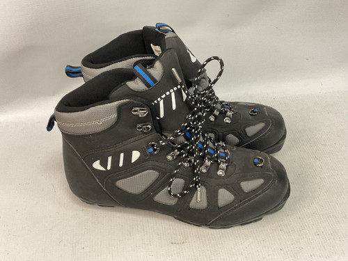 Vist Large View of Product Image Which is Used Whitewoods Mens NNN XC Ski Boots Black M 10 / W 10.5-11
