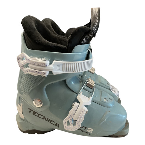 Vist Large View of Product Image Which is Used Tecnica JT2 PEARL SZ 19.5 Girls DH Ski Boot Grey 195 MP - Y13