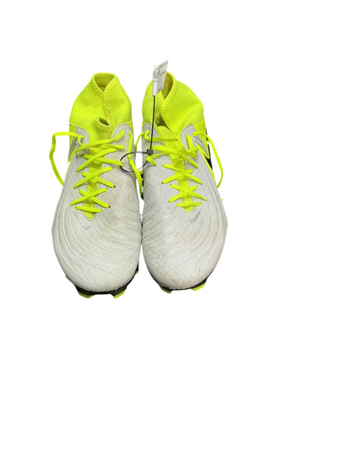 Vist Large View of Product Image Which is Used Nike Soccer Cleats White Senior 10.5
