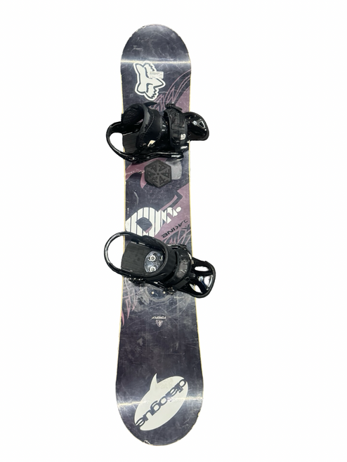 Vist Large View of Product Image Which is Used Firefly RIOT Mens Board/Bindings Black 154 cm