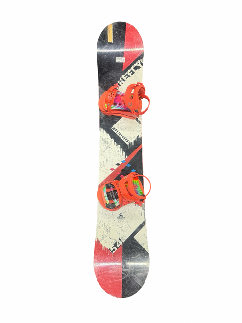 Vist Large View of Product Image Which is Used Firefly FURIOUS Mens Board/Bindings Red 154 cm