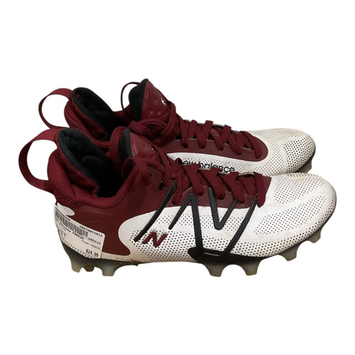 Vist Large View of Product Image Which is Used New Balance FREEZE LAX Cleats Mens Maroon Senior 7