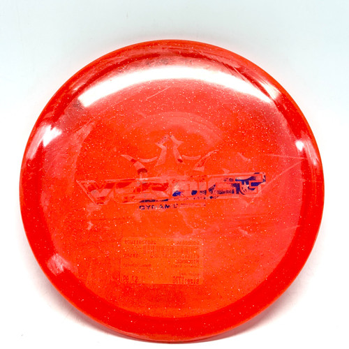 Vist Large View of Product Image Which is Used Dynamic Discs VERDICT Disc Golf Mid Range Red 177g