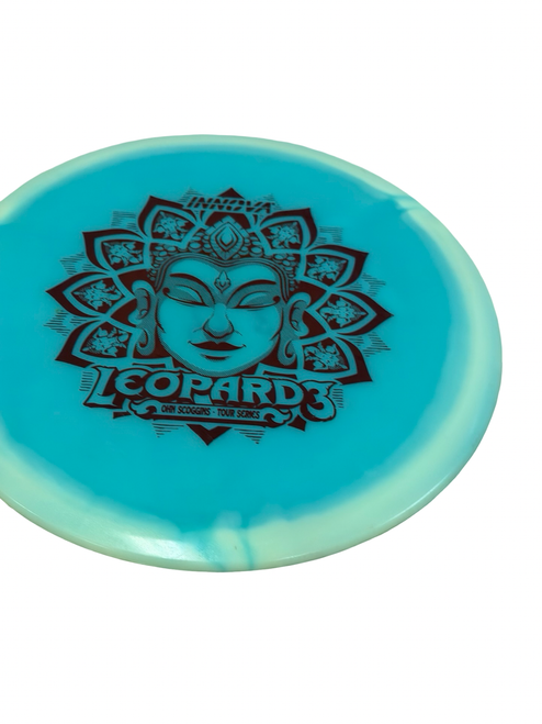 Vist Large View of Product Image Which is Used Innova LEOPARD 3 Ohm Scoggins TOUR SERIES Disc Golf Driver 176g