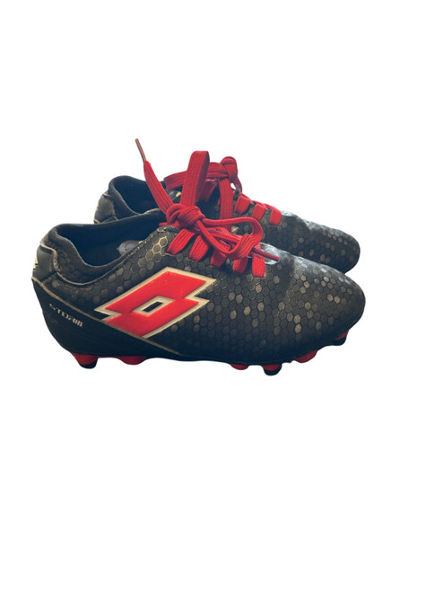 Vist Large View of Product Image Which is Used Lotto Soccer Cleats Black Youth 11.0