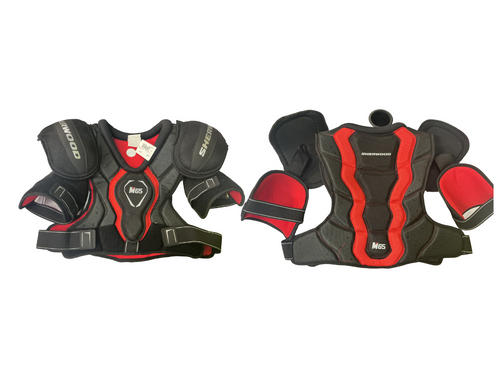 Vist Large View of Product Image Which is Used Sher-wood REKKER M65 Senior Shoulder Pads XL
