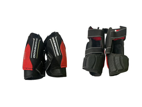 Vist Large View of Product Image Which is Used Sher-wood REKKER M65 Senior Elbow Pads MD