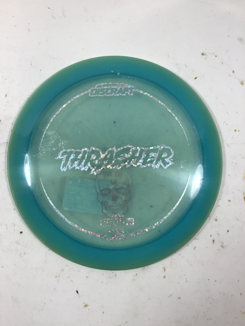 Vist Large View of Product Image Which is Used Discraft Z LITE THRASHER Disc Golf Driver Royal Blue 159g